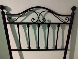 Cabecero forja 90 cm negro