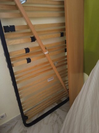 Cama 90x180 con somier y cabecero