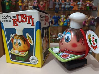 RUSTI el cocinero electrico nuevo en caja años 80