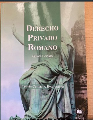 Libro Derecho Romano Privado