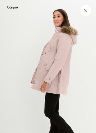 Abrigo premamá Bonprix Beige