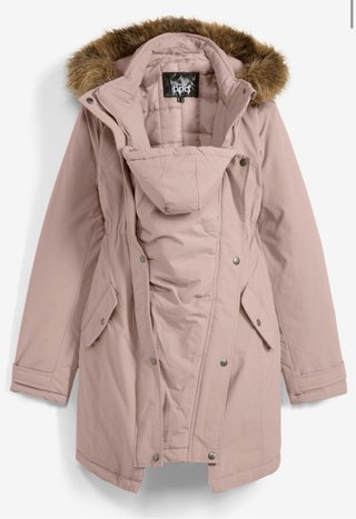 Abrigo premamá Bonprix Beige