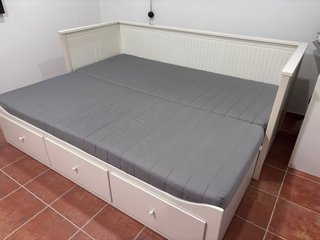 Sofá Cama Nido Blanco Ikea mod Hemnes