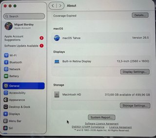MacBook Pro 13 2020 16GB RAM 512GB SSD