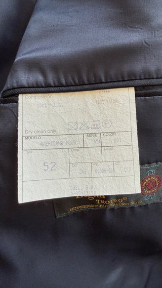 Americana Ermenegildo Zegna Azul