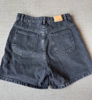 Shorts Vaqueros Negros Zara Talla