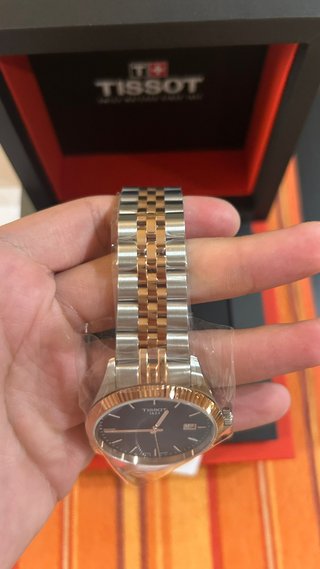 Reloj Tissot Ballade 40mm Hombre Azul/Dorado