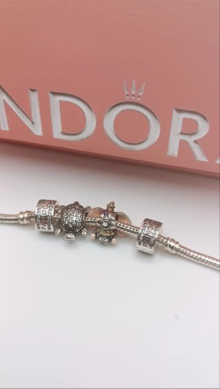 Clips Pandora Plata de Ley