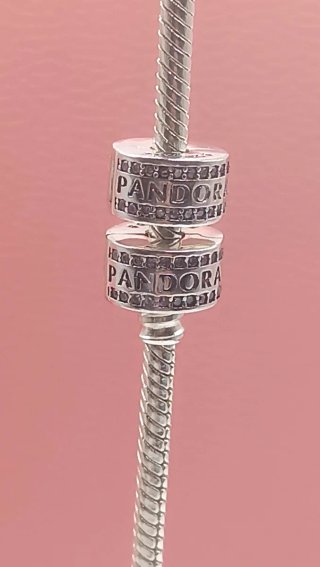 Clips Pandora Plata de Ley