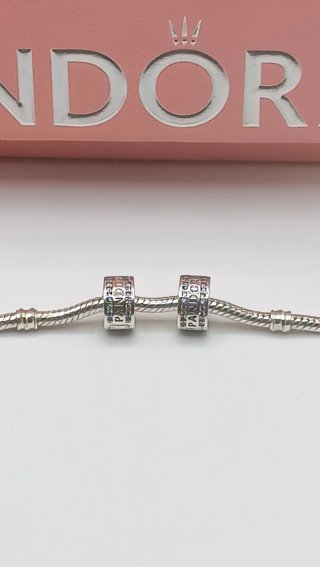 Clips Pandora Plata de Ley