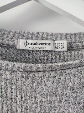 Jersey de punto gris