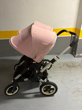 Carrito Gemelar Bugaboo Donkey Duo Rosa