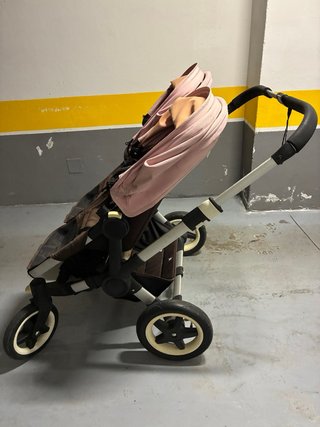 Carrito Gemelar Bugaboo Donkey Duo Rosa