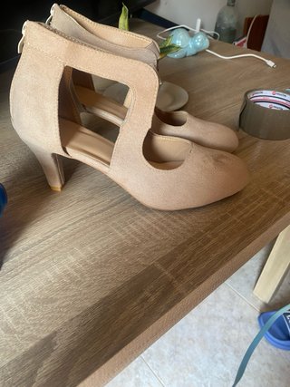 Zapatos de vestir beige