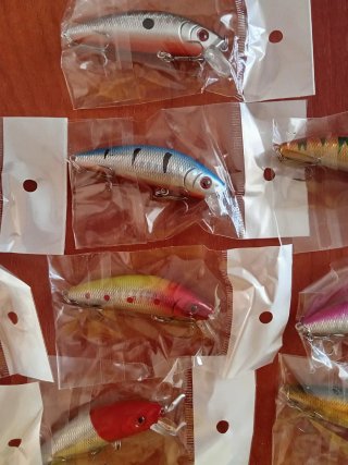 10 Minnows sonajero 6.5cm