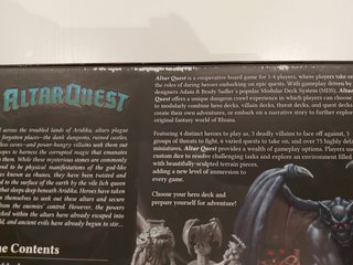 Altar Quest + Stretch Goals Juego de Mesa