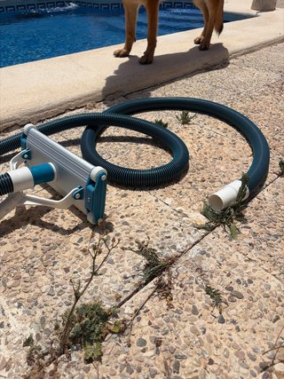 Limpiafondos piscina con manguera