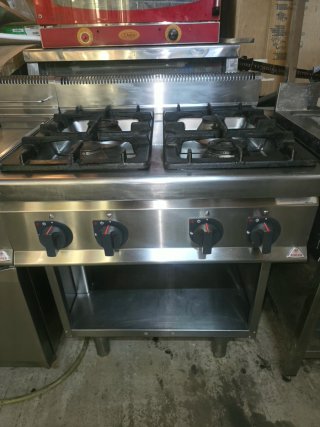 Cocina Industrial Berto's 4 fuegos G7F4B