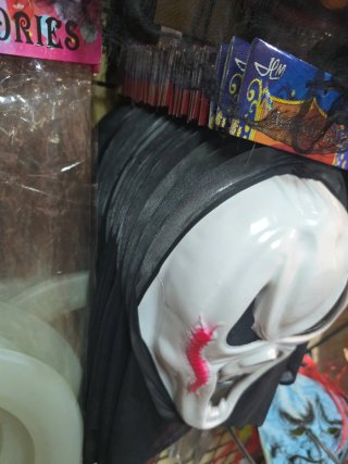 Máscaras Halloween Calavera y Vampiro