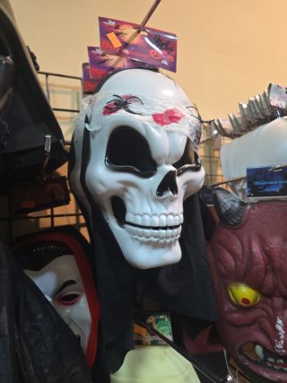 Máscaras Halloween Calavera y Vampiro