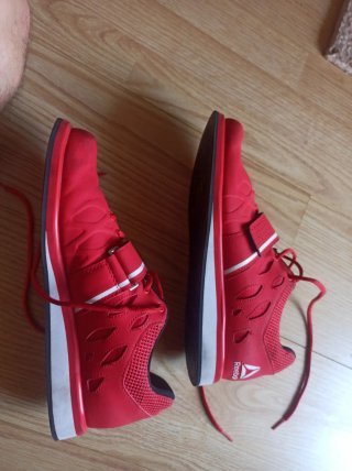 Zapatillas halterofilia Reebok rojas 42