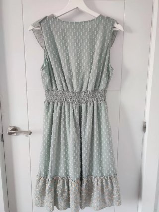 Vestido Papalayi verde talla S