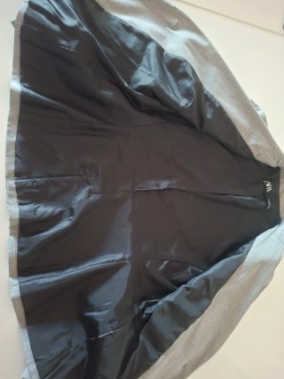 Americana Zara T.40 Cuadro de Gales Entallada