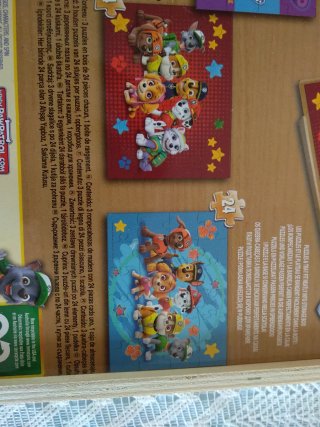 3 Puzzles Madera Paw Patrol 24 Piezas