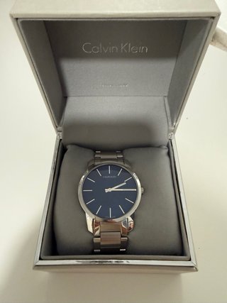 Reloj Calvin Klein Azul y Plateado