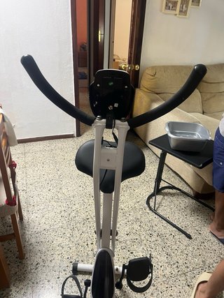 Bicicleta Estática Tron Blanca