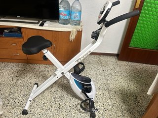 Bicicleta Estática Tron Blanca