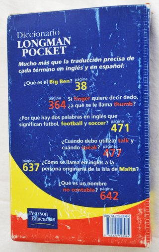 Diccionario Longman Pocket bilingüe Inglés-Españo