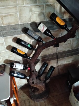 Botellero artigianale in legno