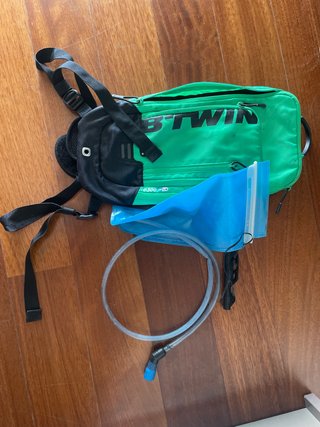 Bolsa de hidratación B'twin verde