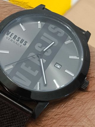 Versus Versace uomo nero maglia milanese nuovo