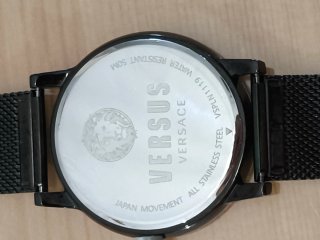 Versus Versace uomo nero maglia milanese nuovo