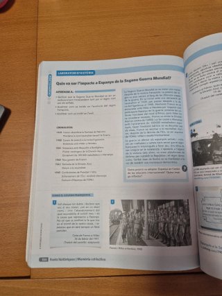 Història, 2 Batxillerat, Dual Quadern d'activitats