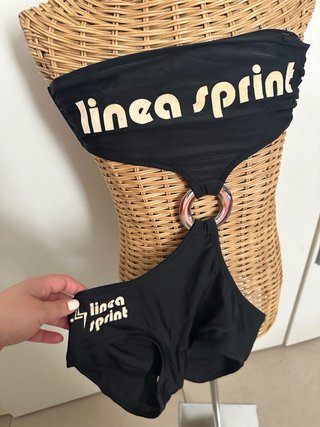 Costume da bagno Linea Sprint nero