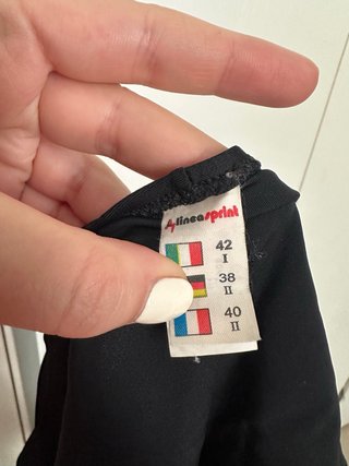 Costume da bagno Linea Sprint nero