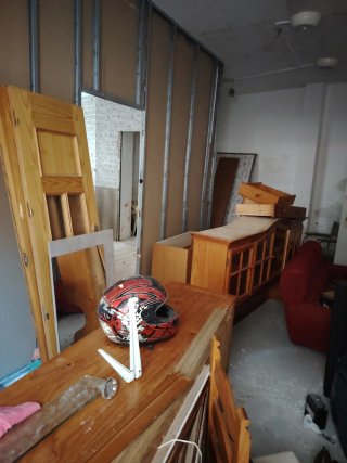 Puertas de madera con cristal