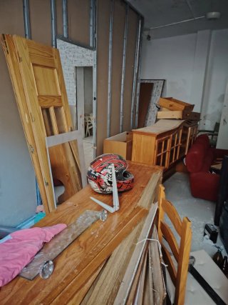 Puertas de madera con cristal