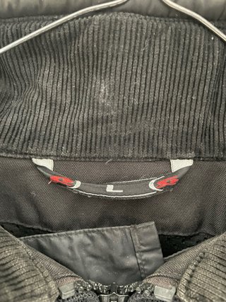 Giubbino moto SPYKE nero e grigio