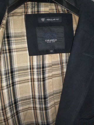 Americana/Blazer Caramelo Negra Talla M