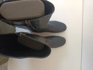 Botas de mujer negras talla 45
