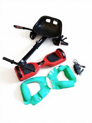 Hoverboard Rojo con Silla y Cargador