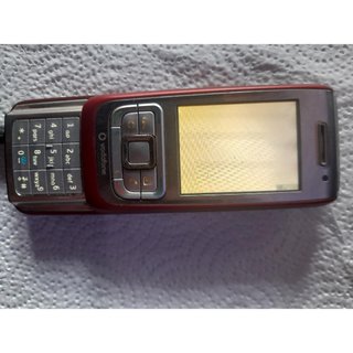 Telefono Mobile Nokia E65 Rosso/Argento