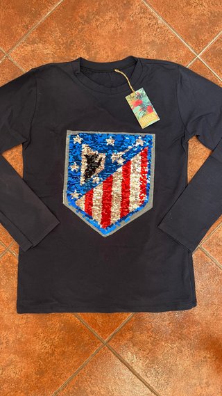 Camiseta Atlético de Madrid Lentejuelas