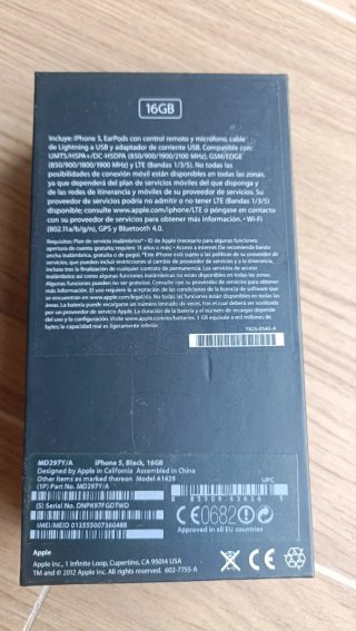 iPhone 5 Nero 16GB in confezione originale