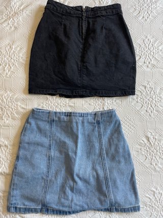 Lote Ropa Vaquera T34: 3 Pantalones y 2 Faldas