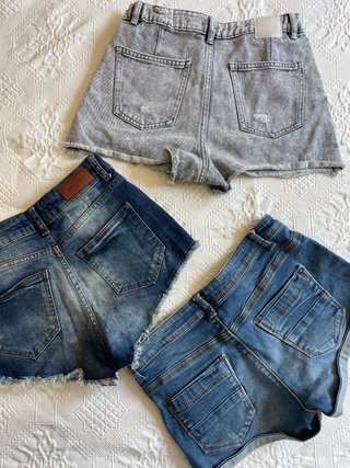 Lote Ropa Vaquera T34: 3 Pantalones y 2 Faldas